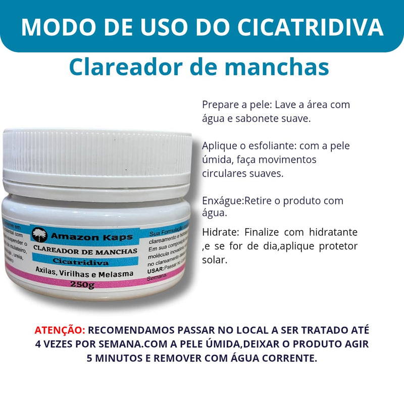CLAREADOR DE MANCHAS DE PELE