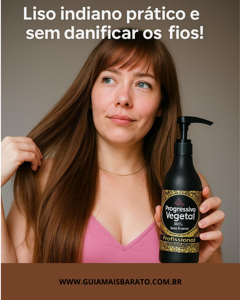 Progressiva Sem Formol 500ML Cabelos Lisos, Saudáveis e Brilhoso em Casa