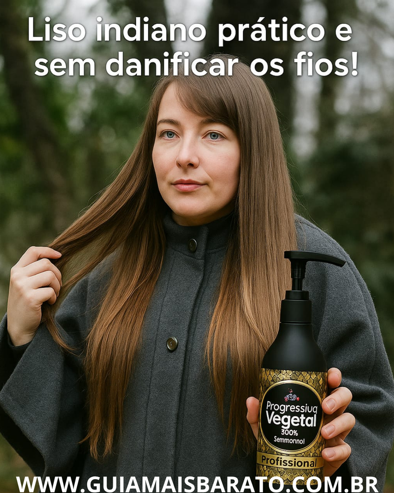 Progressiva Sem Formol 500ML Cabelos Lisos, Saudáveis e Brilhoso em Casa
